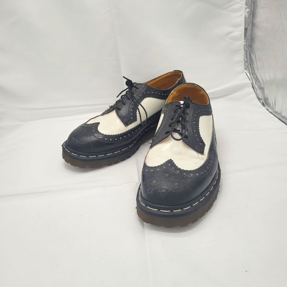 Lookin' Sharp! Vintage Dr. Marten Men's US Size 9.5 Spectator-Style Wingtips.